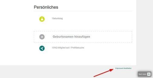 Die Funktion findet sich unter dem Profil des Nutzers, ganz am Ende der Seite rechts.